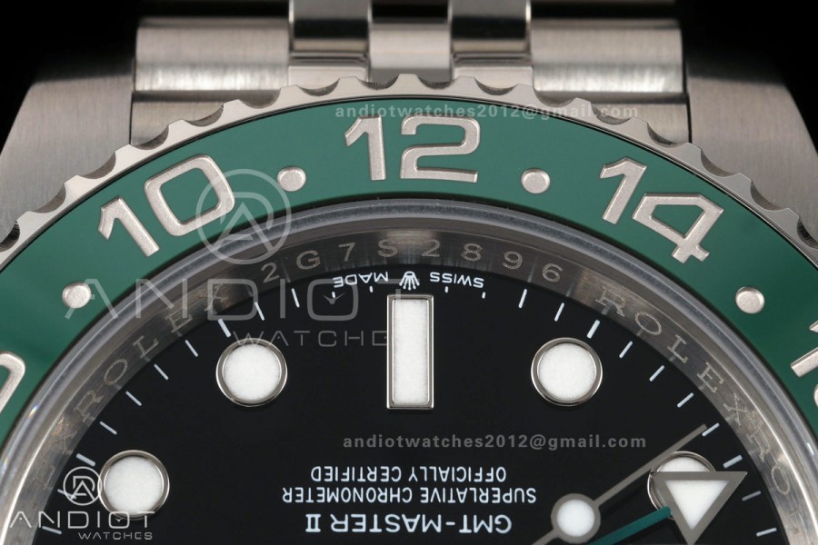 GMT-Master II 126720 VTNR 904L Steel RICH 1:1 Best Edition on Jubilee Bracelet JH3285 (Free Sprung) V2