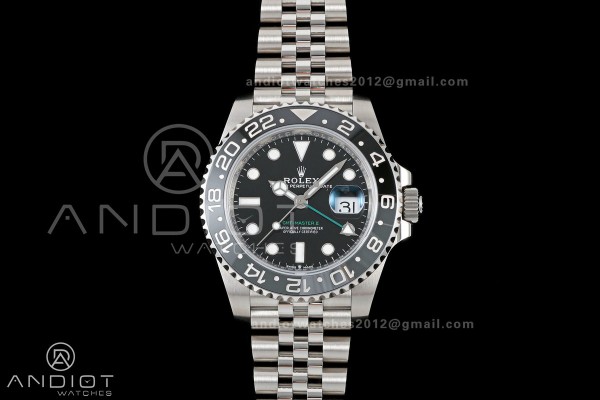 GMT-Master II 126710 GRNR 904L Steel RICH 1:1 Best Edition on Jubilee Bracelet JH3285 (Free Sprung) V2
