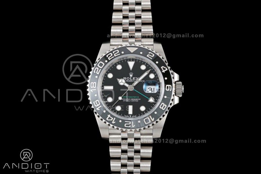 GMT-Master II 126710 GRNR 904L Steel RICH 1:1 Best Edition on Jubilee Bracelet JH3285 (Free Sprung) V2