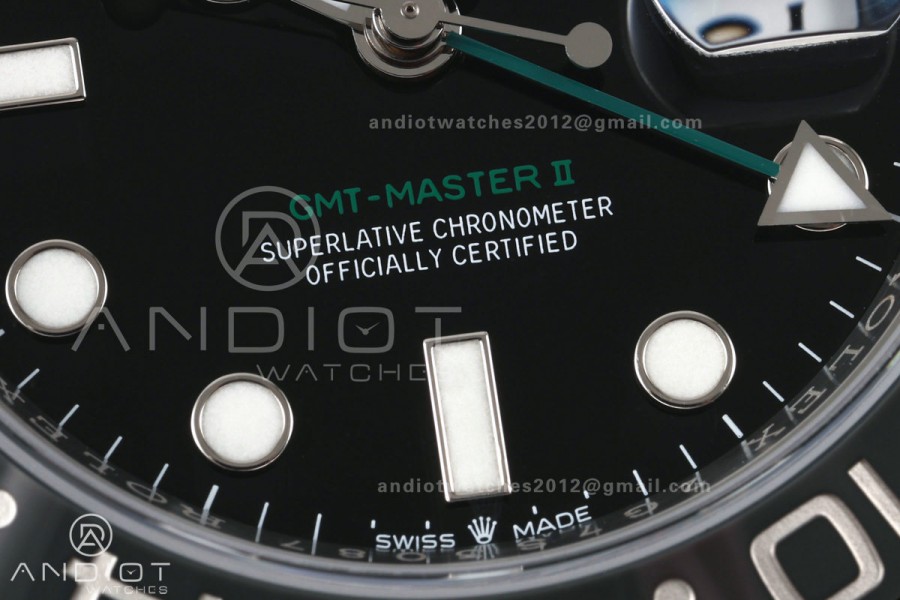 GMT-Master II 126710 GRNR 904L Steel RICH 1:1 Best Edition on Jubilee Bracelet JH3285 (Free Sprung) V2