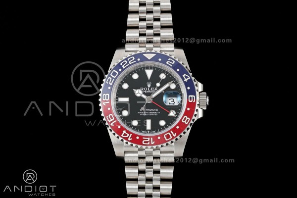 GMT-Master II 126710 BLRO 904L Steel RICH 1:1 Best Edition on Jubilee Bracelet JH3285 V2