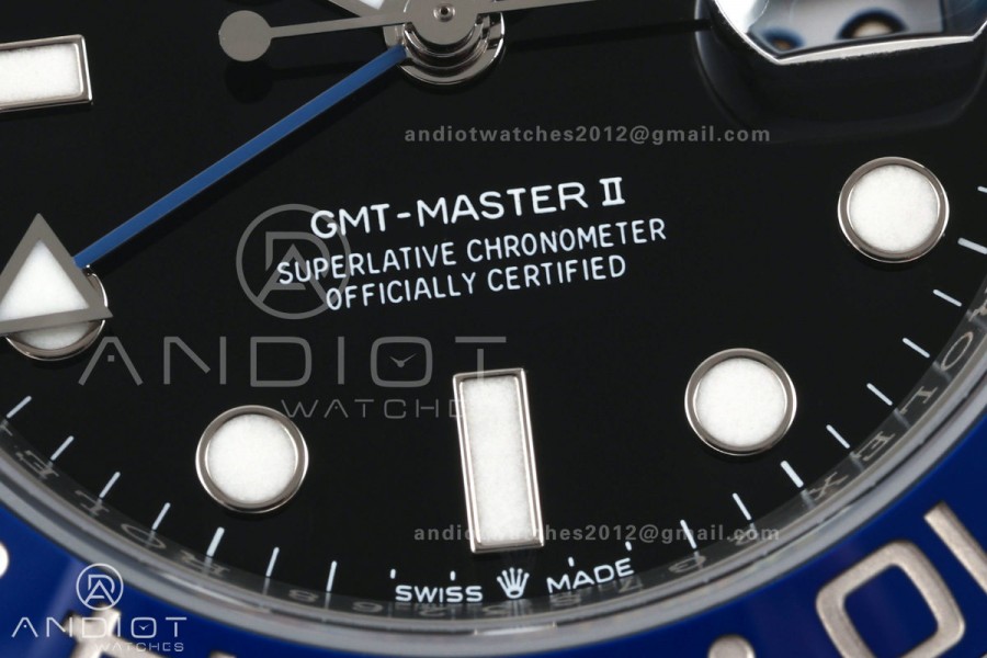 GMT-Master II 126710 BLNR 904L Steel RICH 1:1 Best Edition on Jubilee Bracelet JH3285 V2