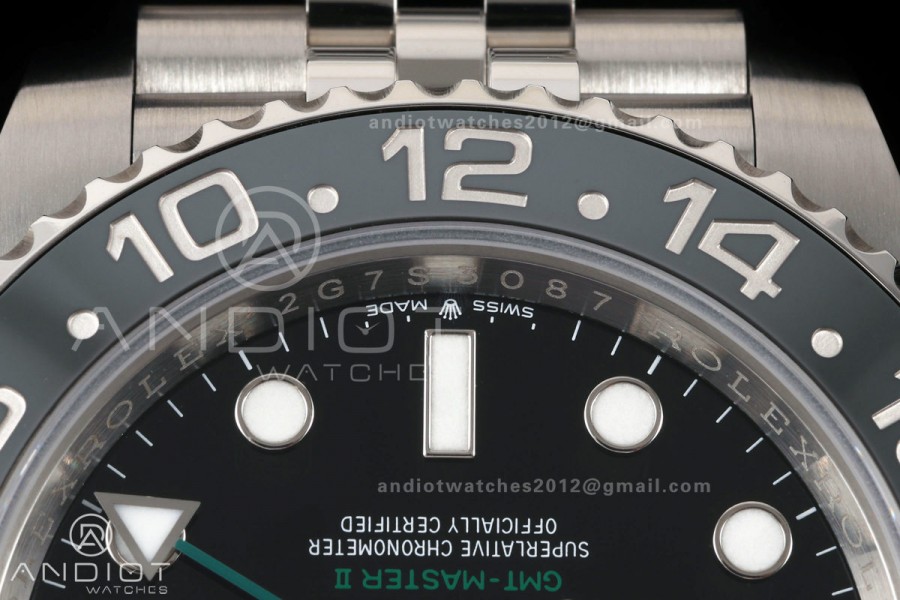GMT-Master II 126710 GRNR 904L Steel RICH 1:1 Best Edition on Jubilee Bracelet JH3285 V2