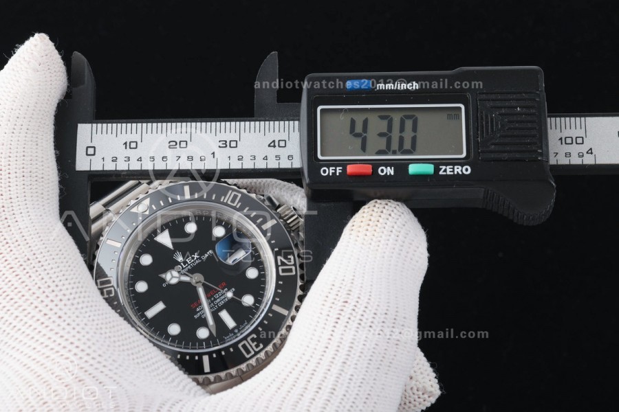 Sea-Dweller 126600 RWF 1:1 Best Edition 904L SS Case and Bracelet JH3235 (Free Sprung)