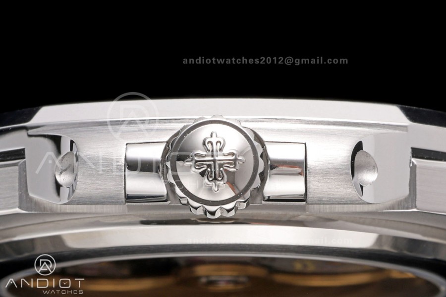 Nautilus 5811 DDF 1:1 Best Edition Blue Textured Dial on SS Bracelet DD330 Super Clone (Weighted)