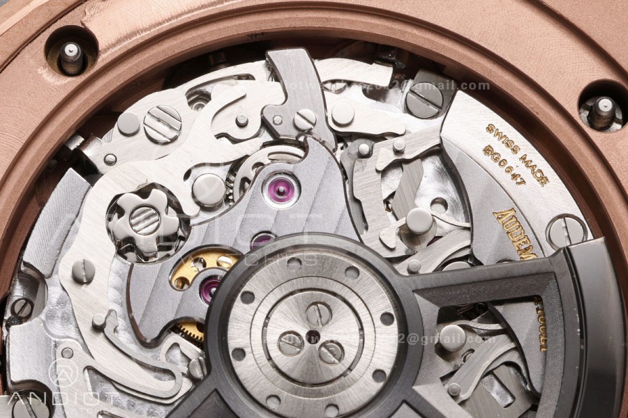Royal Oak Offshore 26420OI RG Titanium Bezel DDF 1:1 Best Edition Gray/Black Dial on Gray Rubber Strap DD4401 Super Clone