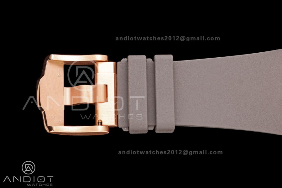 Royal Oak Offshore 26420OI RG Titanium Bezel DDF 1:1 Best Edition Gray/Black Dial on Gray Rubber Strap DD4401 Super Clone