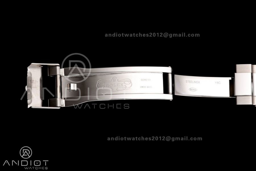 YachtMaster II 116689 SS KF 1:1 Best Edition Blue Ceramic Bezel White Dial on SS Bracelet A7750 V2