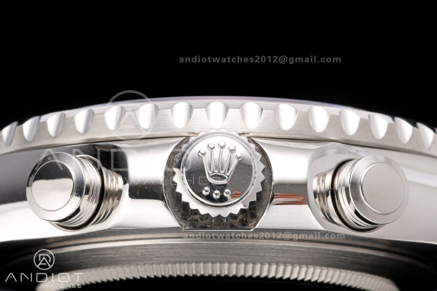 YachtMaster II 116689 SS KF 1:1 Best Edition Blue Ceramic Bezel White Dial on SS Bracelet A7750 V2