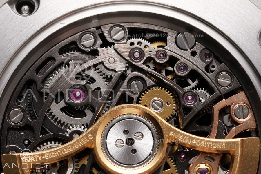 Royal Oak 41mm Openworked 15407 SS OCTA 1:1 Best Edition on SS Bracelet SA3132 V3 (Free Sprung)