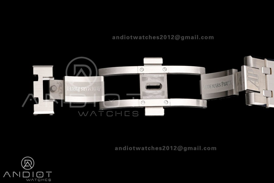 Royal Oak 41mm Openworked 15407 SS OCTA 1:1 Best Edition on SS Bracelet SA3132 V3 (Free Sprung)