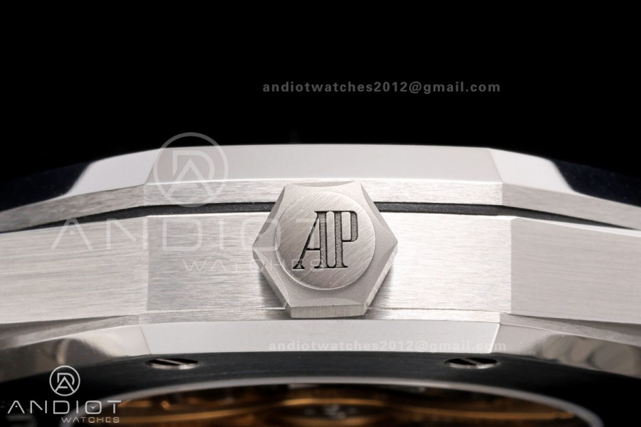Royal Oak 41mm Openworked 15407 SS OCTA 1:1 Best Edition on SS Bracelet SA3132 V3 (Free Sprung)