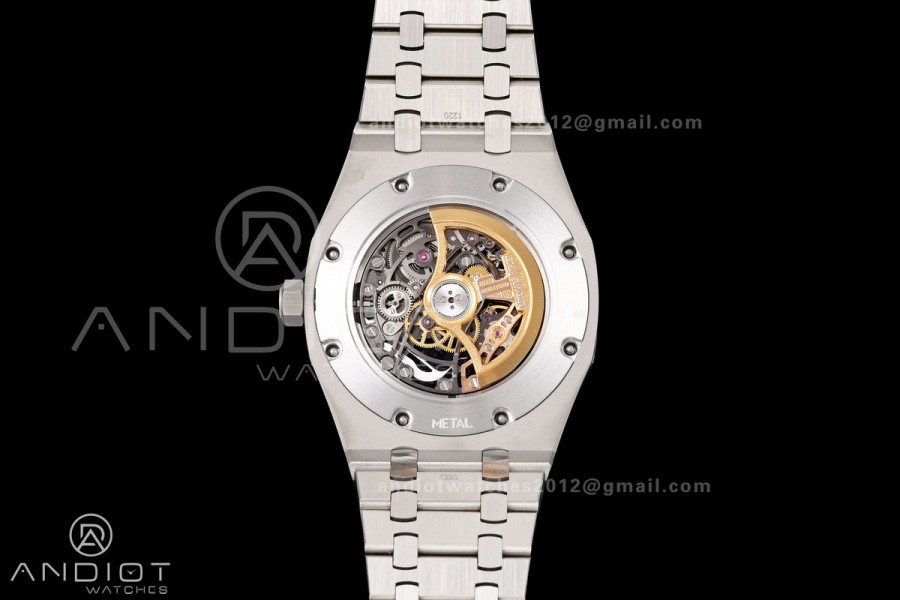 Royal Oak 41mm Openworked 15407 SS OCTA 1:1 Best Edition on SS Bracelet SA3132 V3 (Free Sprung)