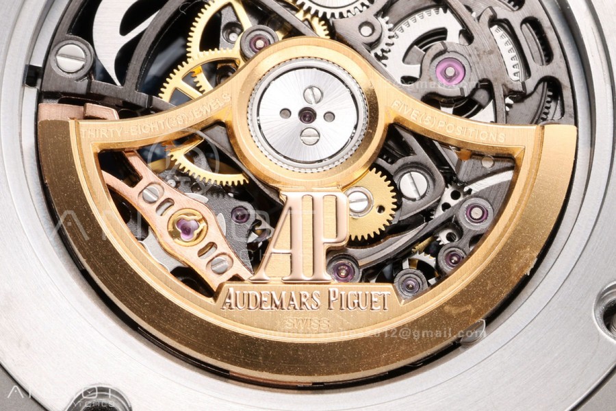 Royal Oak 41mm Openworked Frosted SS OCTA 1:1 Best Edition on Bracelet SA3132 V3 (Free Sprung)