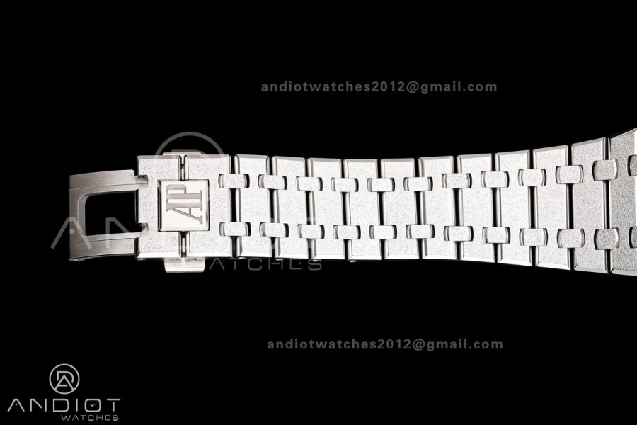 Royal Oak 41mm Openworked Frosted SS OCTA 1:1 Best Edition on Bracelet SA3132 V3 (Free Sprung)