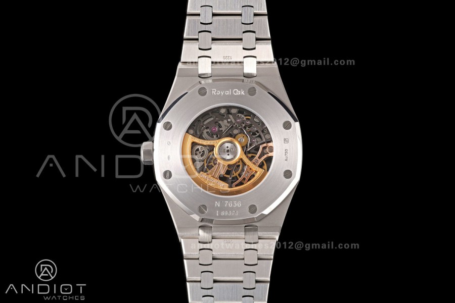 Royal Oak 41mm Openworked Frosted SS OCTA 1:1 Best Edition on Bracelet SA3132 V3 (Free Sprung)