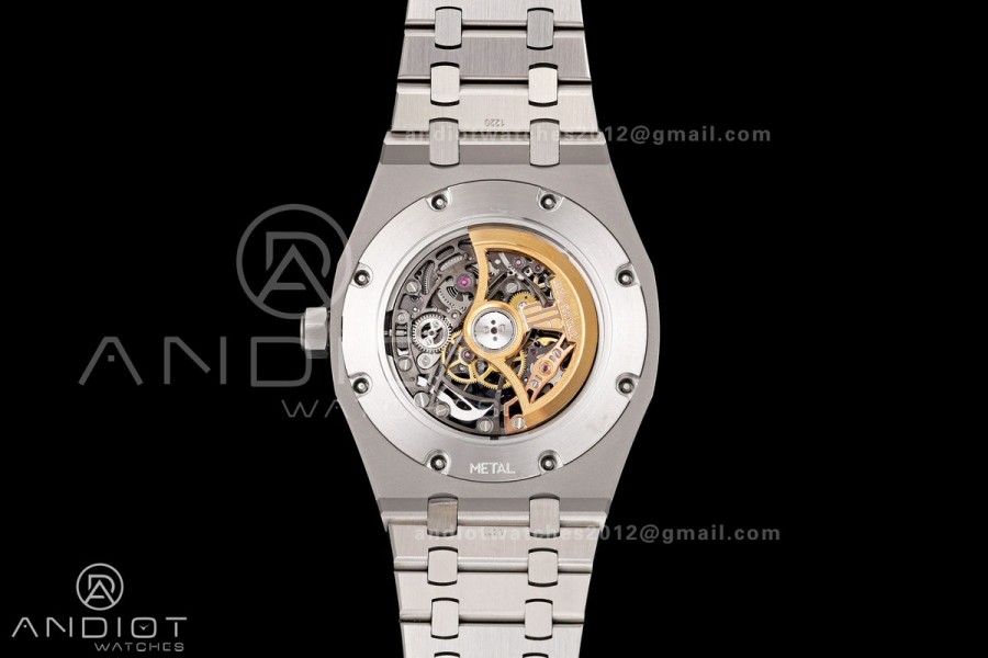 Royal Oak 41mm Openworked Frosted SS OCTA 1:1 Best Edition on Bracelet SA3132 V3 (Free Sprung)