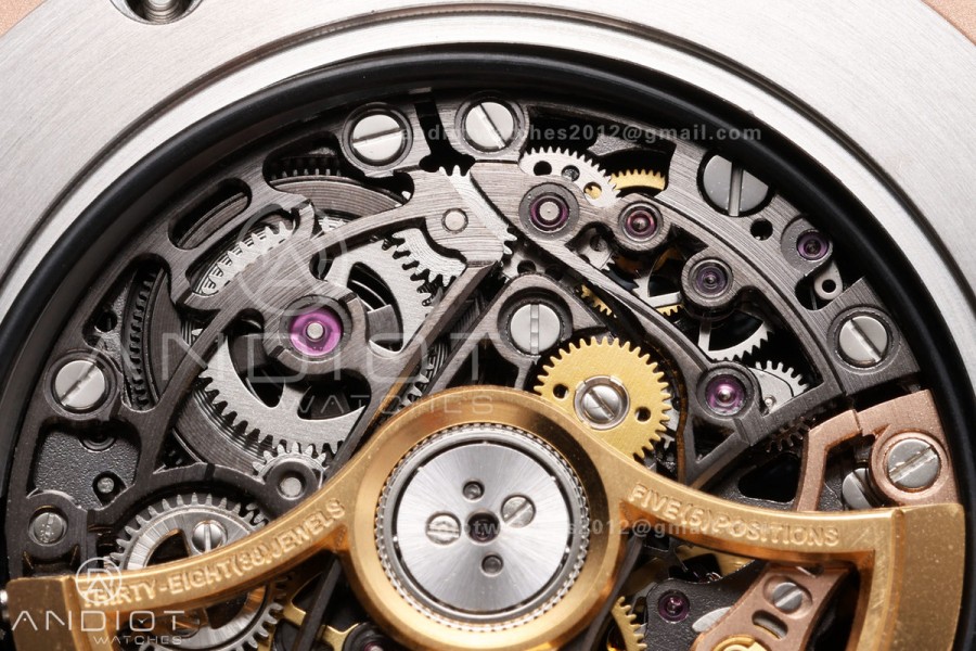 Royal Oak 41mm Openworked Frosted RG Rainbow Bezel OCTA 1:1 Best Edition on Bracelet SA3132 V3 (Free Sprung)