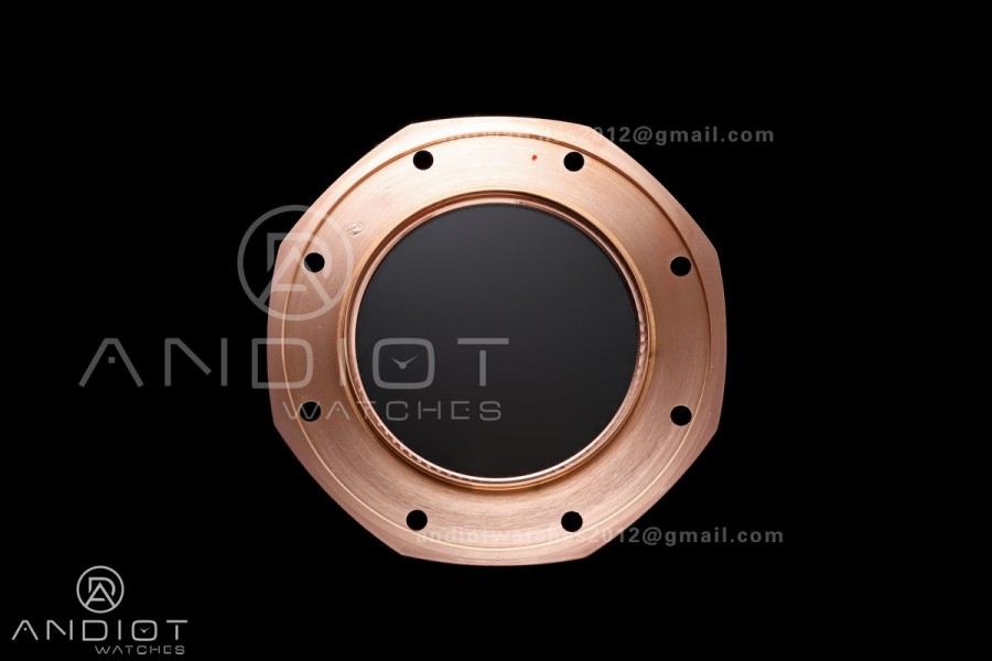 Royal Oak 41mm Openworked Frosted RG Rainbow Bezel OCTA 1:1 Best Edition on Bracelet SA3132 V3 (Free Sprung)