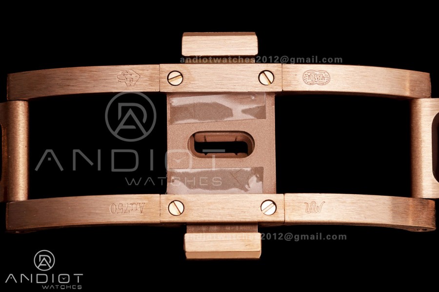 Royal Oak 41mm Openworked Frosted RG Rainbow Bezel OCTA 1:1 Best Edition on Bracelet SA3132 V3 (Free Sprung)