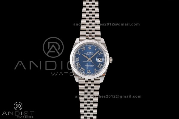 DateJust 36 126234 RWF 1:1 Best Edition Blue Roman Dial on Jubilee Bracelet JH3235 (Free Sprung)