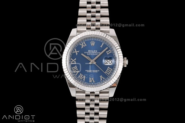 DateJust 36 126234 RWF 1:1 Best Edition Blue Roman Dial on Jubilee Bracelet JH3235 (Free Sprung)