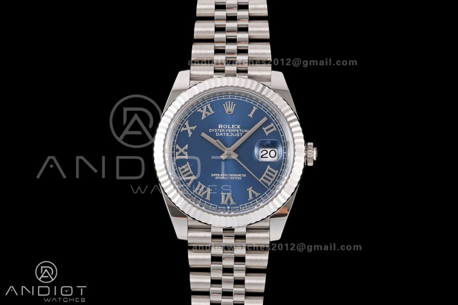 DateJust 36 126234 RWF 1:1 Best Edition Blue Roman Dial on Jubilee Bracelet JH3235 (Free Sprung)