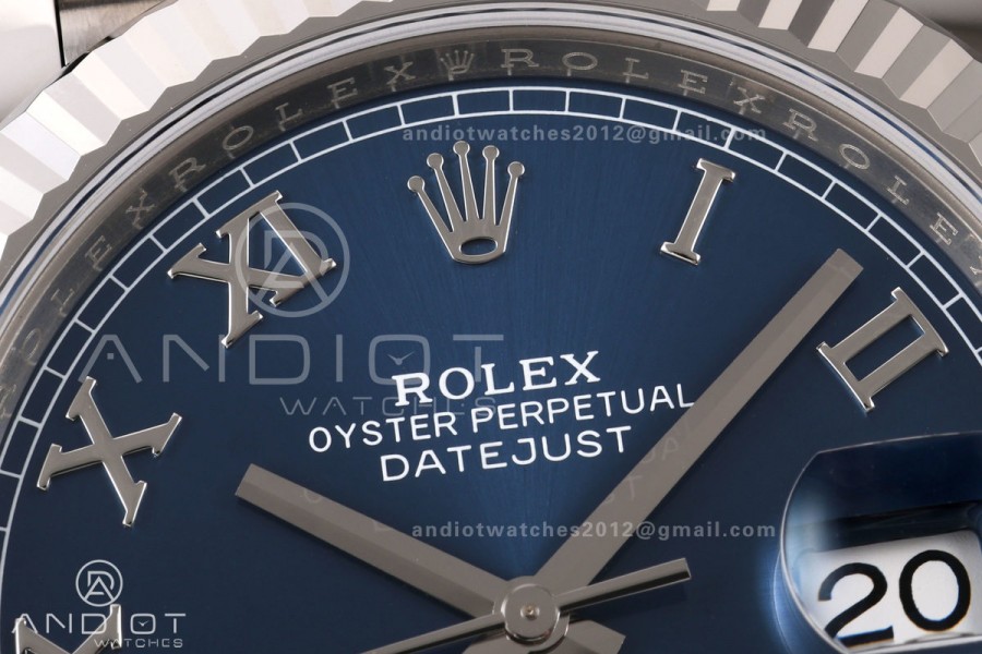 DateJust 36 126234 RWF 1:1 Best Edition Blue Roman Dial on Jubilee Bracelet JH3235 (Free Sprung)