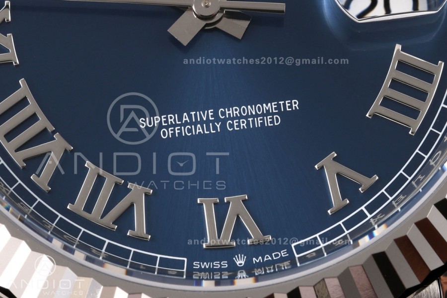 DateJust 36 126234 RWF 1:1 Best Edition Blue Roman Dial on Jubilee Bracelet JH3235 (Free Sprung)