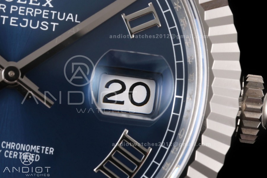 DateJust 36 126234 RWF 1:1 Best Edition Blue Roman Dial on Jubilee Bracelet JH3235 (Free Sprung)