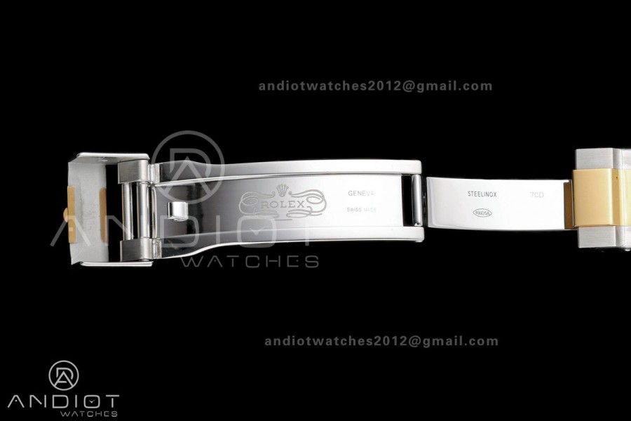 Daytona 126503 RWF 1:1 Best Edition White Dial on SS/YG Bracelet JH4131 Free Sprung