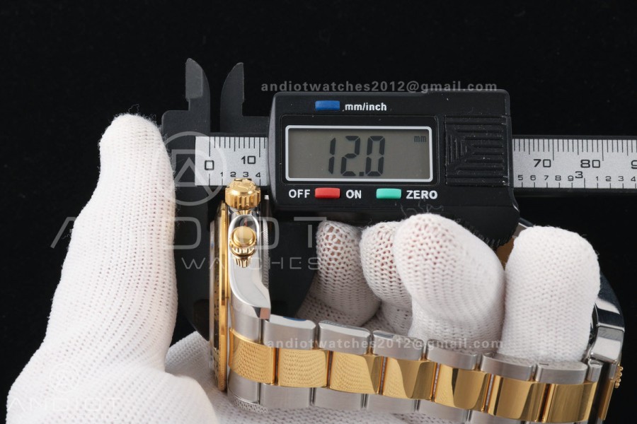 Daytona 126503 RWF 1:1 Best Edition YG Dial on SS/YG Bracelet JH4131 Free Sprung