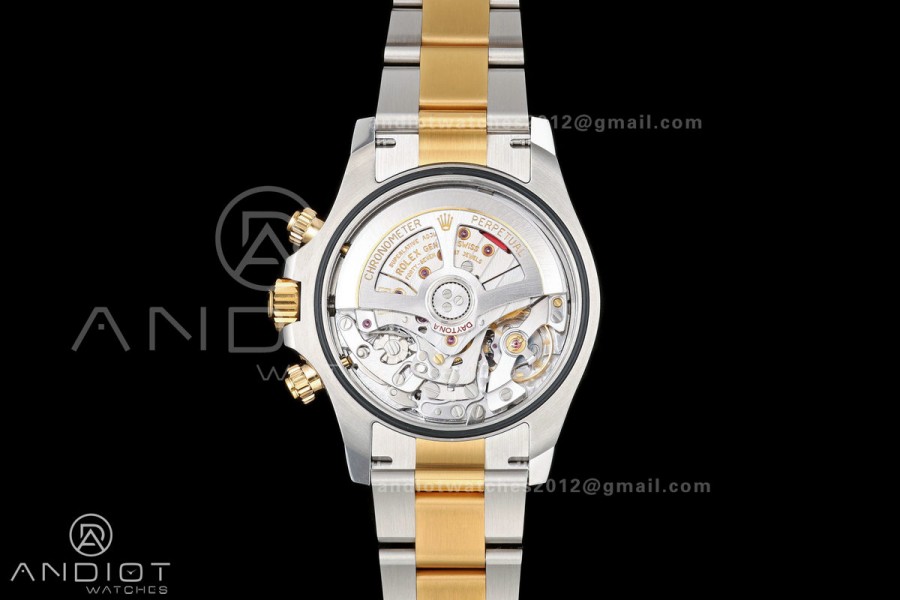 Daytona 126503 RWF 1:1 Best Edition Black Dial on SS/YG Bracelet JH4131 Free Sprung