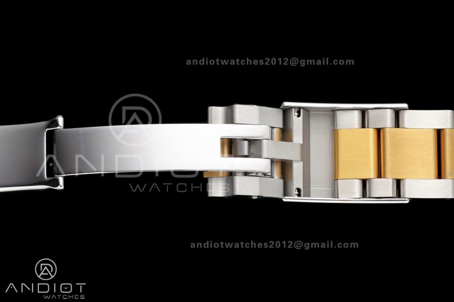 Daytona 126503 RWF 1:1 Best Edition Black Diamonds Dial on SS/YG Bracelet JH4131 Free Sprung