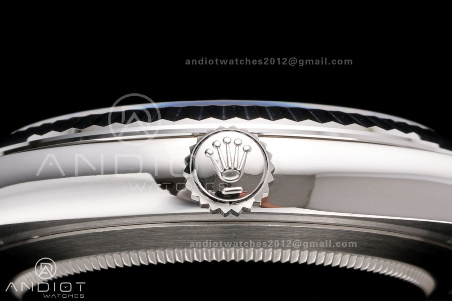 DateJust 41 126334 RWF 1:1 Best Edition Gray Dial Green Roman on Jubilee Bracelet JH3235 (Free Sprung)
