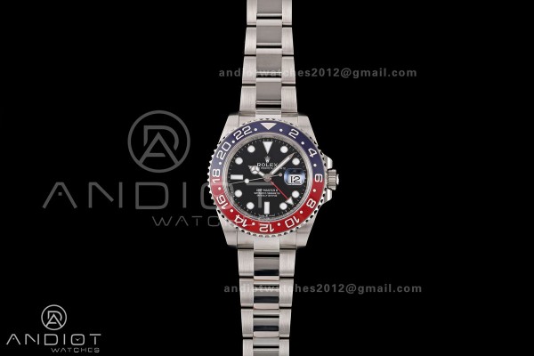GMT-Master II 126710 BLRO 904L Steel RWF 1:1 Best Edition on Oyster Bracelet JH3285 (Free Sprung) V3