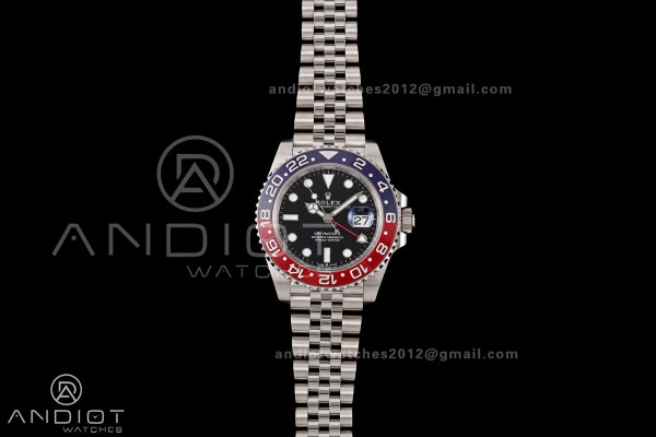 GMT-Master II 126710 BLRO 904L Steel RWF 1:1 Best Edition on Jubilee Bracelet JH3285 (Free Sprung) V3