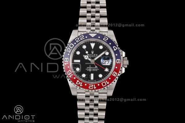 GMT-Master II 126710 BLRO 904L Steel RWF 1:1 Best Edition on Jubilee Bracelet JH3285 (Free Sprung) V3