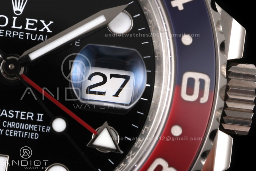 GMT-Master II 126710 BLRO 904L Steel RWF 1:1 Best Edition on Jubilee Bracelet JH3285 (Free Sprung) V3