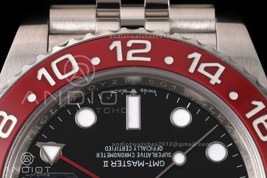 GMT-Master II 126710 BLRO 904L Steel RWF 1:1 Best Edition on Jubilee Bracelet JH3285 (Free Sprung) V3