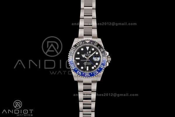 GMT-Master II 126710 BLNR 904L Steel RWF 1:1 Best Edition on Oyster Bracelet JH3285 (Free Sprung)