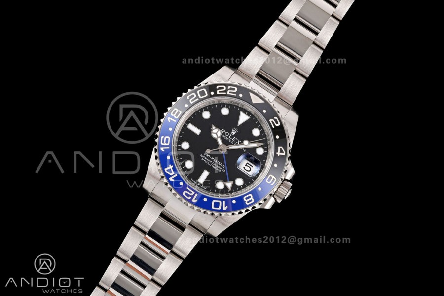 GMT-Master II 126710 BLNR 904L Steel RWF 1:1 Best Edition on Oyster Bracelet JH3285 (Free Sprung)
