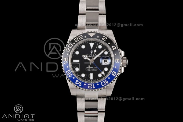GMT-Master II 126710 BLNR 904L Steel RWF 1:1 Best Edition on Oyster Bracelet JH3285 (Free Sprung)