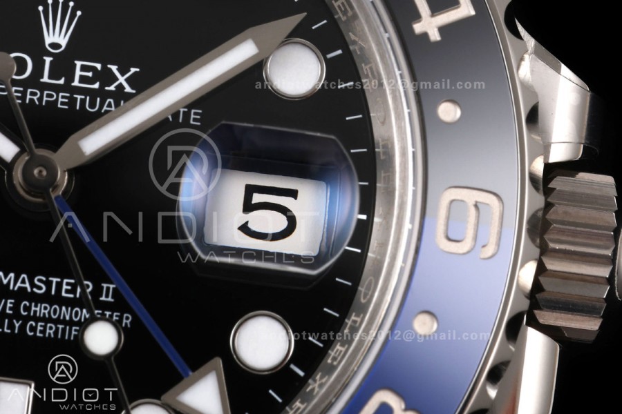 GMT-Master II 126710 BLNR 904L Steel RWF 1:1 Best Edition on Oyster Bracelet JH3285 (Free Sprung)