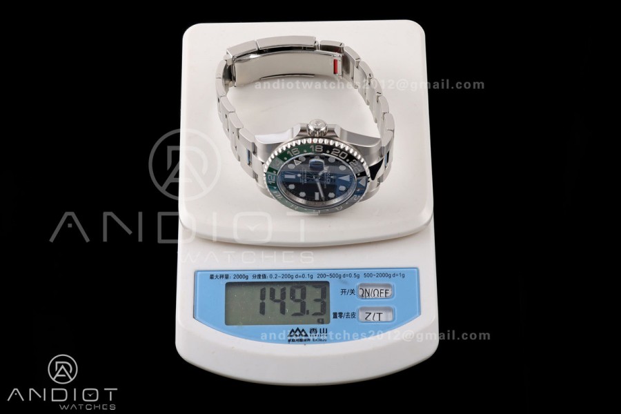 GMT-Master II 126720 VTNR 904L Steel RWF 1:1 Best Edition on Oyster Bracelet JH3285 (Free Sprung)