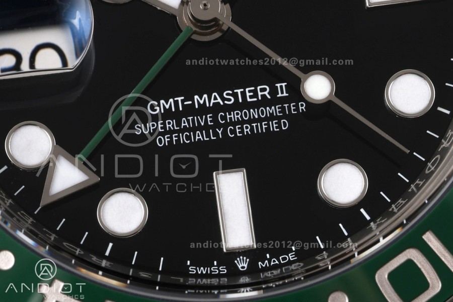 GMT-Master II 126720 VTNR 904L Steel RWF 1:1 Best Edition on Oyster Bracelet JH3285 (Free Sprung)