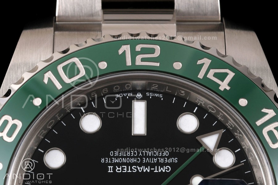 GMT-Master II 126720 VTNR 904L Steel RWF 1:1 Best Edition on Oyster Bracelet JH3285 (Free Sprung)
