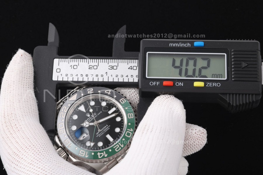 GMT-Master II 126720 VTNR 904L Steel RWF 1:1 Best Edition on Jubilee Bracelet JH3285 (Free Sprung)
