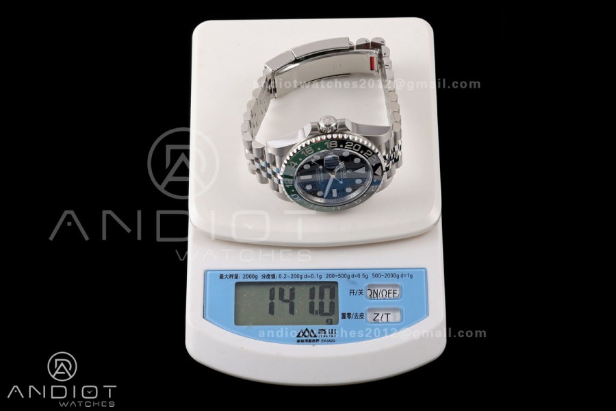 GMT-Master II 126720 VTNR 904L Steel RWF 1:1 Best Edition on Jubilee Bracelet JH3285 (Free Sprung)