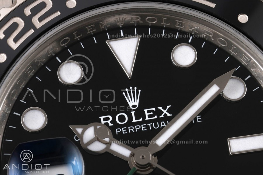 GMT-Master II 126720 VTNR 904L Steel RWF 1:1 Best Edition on Jubilee Bracelet JH3285 (Free Sprung)